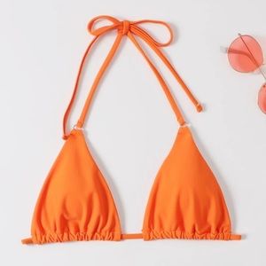Orange bikini top from SHEIN